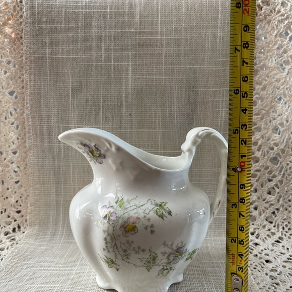 Gorgeous Antique Pitcher-Knowles, Taylor & Knowles. Semi-Vitreous Porcelain. EUC - Picture 7 of 8